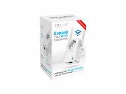 Усилитель Wi-Fi сигнала со встроенной розеткой TP-LINK TL-WA860RE Wi-Fi 300Mb 1 LAN 100Mb