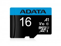 micro SDHC Card ADATA 16GB UHS-I Class 10 A1