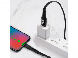HOCO S6 для передачи данных и зарядки USB-microUSB, 2.4A, 1.2м, черный