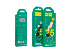 HOCO X35 Premium USB-Type-C для передачи данных и зарядки, 2.4А, 0.25m, black