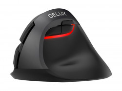 Мышь беспроводная вертикальная Delux M618mini DB