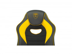Кресло игровое Zombie GAME 16 черный/желтый