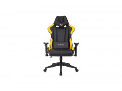 Кресло игровое Zombie VIKING 5 AERO  черный/желтый с подголовником