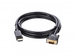 Кабель UGREEN DP105 Display Port  - VGA  1.5м, чёрный 10247