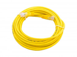 Патчкорд UTP Cat 5e, 10м, желтый UGREEN NW103