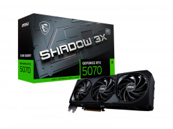 Видеокарта MSI GeForce RTX 5070 12G SHADOW 3X OC PCI-E Gen 5