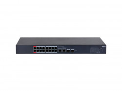 Коммутатор POE Dahua DH-CS4218-16ET-190 (16 x 100Mbps/ 2 Uplink/SFP x 1 Gigabit/ Cloud/Web Managed/ Dolynk management/ 190W)