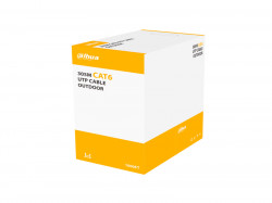 Кабель CCA UTP CAT6 уличный Dahua DH-PFM922-6UN (305м в бухте/0.57mm 23AWG/ черный)