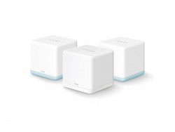 Mesh-система Wi-Fi MERCUSYS Halo H32G (3-pack) (AC1200/ 2,4ГГц до 300 Мбит/с/ 5 ГГц до 867 Мбит/с/ до 320 м²/ 2×WAN/LAN 1 Гбит/с + 2×WAN/LAN300 Мбит/с)