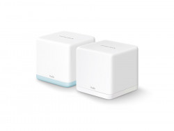 Mesh-система Wi-Fi MERCUSYS Halo H32G (2-pack) (AC1200/ 2,4ГГц до 300 Мбит/с/ 5 ГГц до 867 Мбит/с/ до 260 м²/ 2×WAN/LAN 1 Гбит/с + 2×WAN/LAN300 Мбит/с)
