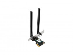 Адаптер PCI-Express с поддержкой Wi‑Fi AX1800 и Bluetooth 5.4 MERCUSYS MA70XE (2,4ГГц до 574 Мбит/с/ 5 ГГц до 1,2 Гбит/с/ MU-MIMO/ OFDMA)